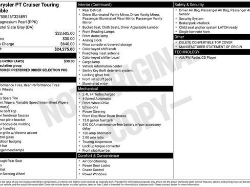 Used 2006 Chrysler PT Cruiser Touring image 3