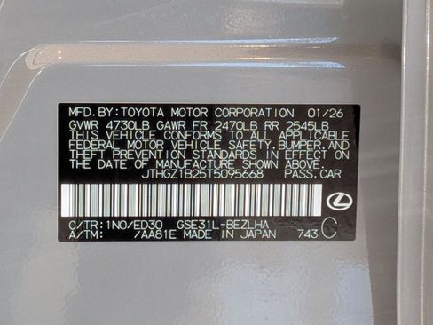 New 2026 Lexus IS 350 F Sport image 17