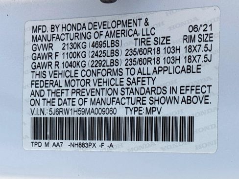 Certified 2021 Honda CR-V EX image 37