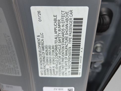 New 2026 Honda Accord Touring image 16