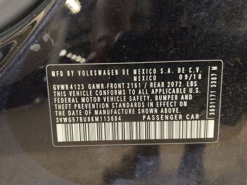 Used 2019 Volkswagen Jetta SEL Premium FWD image 33