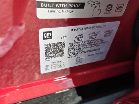 New 2026 Chevrolet Traverse RS w/ LPO, Floor Liner Package FWD image 25