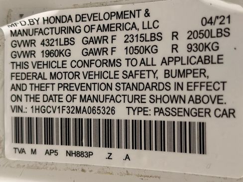 Used 2021 Honda Accord Sport image 47