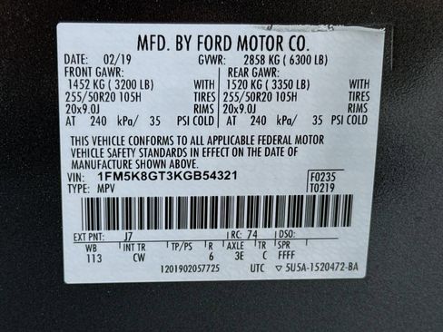 Used 2019 Ford Explorer Sport AWD/4WD image 30