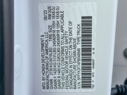 Used 2023 Honda Ridgeline RTL-E image 42