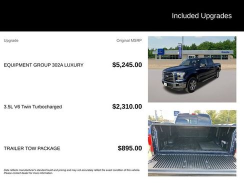 Used 2016 Ford F150 XLT w/ Equipment Group 302A Luxury image 8