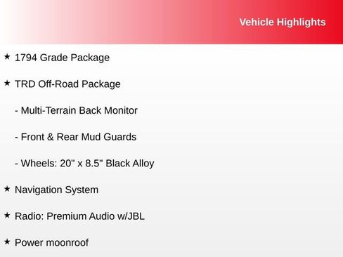 Used 2025 Toyota Tundra 1794 Edition image 7