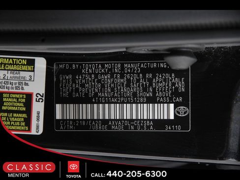 Certified 2023 Toyota Camry SE image 21