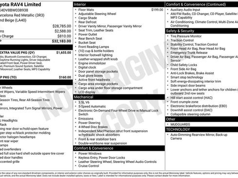 Used 2011 Toyota RAV4 Limited w/ Limited Extra Value Pkg image 15