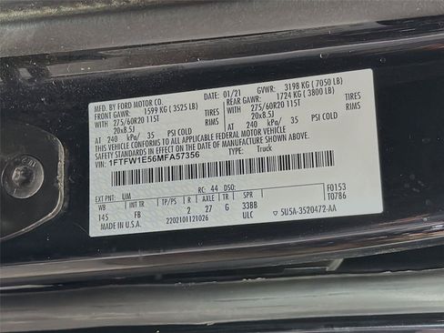 Used 2021 Ford F150 XLT w/ Equipment Group 302A High AWD/4WD image 42