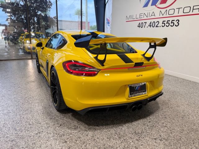 Used 2016 Porsche Cayman GT4 w/ Sport Chrono Package RWD image 4