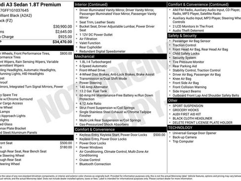 Used 2016 Audi A3 1.8T Premium image 66