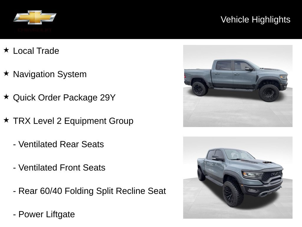 Used 2021 RAM 1500 TRX w/ TRX Lanuch Edition AWD/4WD image 14