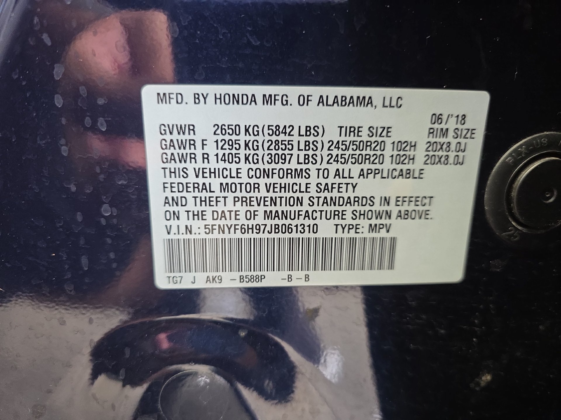 Used 2018 Honda Pilot Touring image 34
