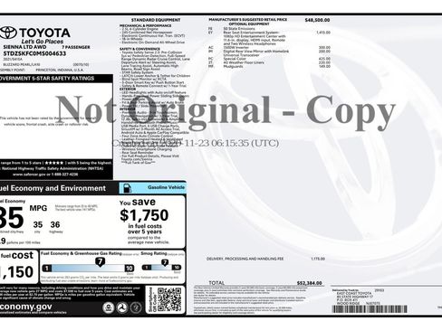 Used 2021 Toyota Sienna Limited image 57