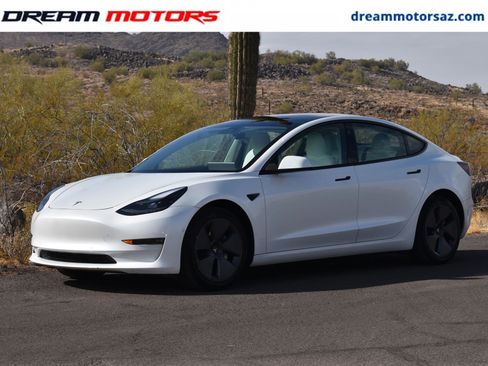 Used 2022 Tesla Model 3 Long Range AWD/4WD image 1