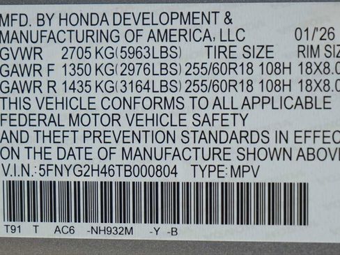 Used 2026 Honda Pilot EX-L image 30