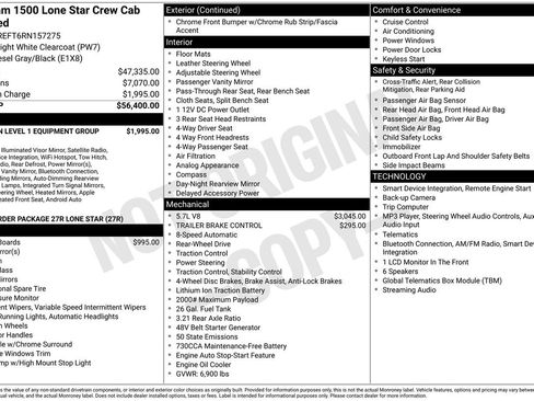 Used 2024 RAM 1500 Lone Star RWD image 32