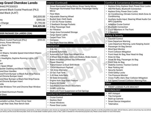 Used 2023 Jeep Grand Cherokee Laredo AWD/4WD image 34
