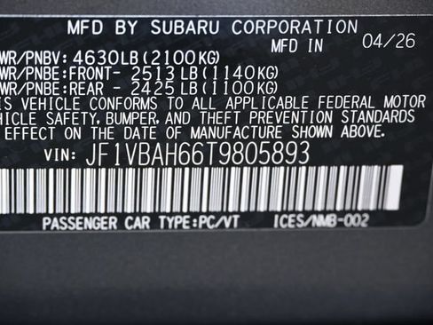 New 2026 Subaru WRX Premium AWD/4WD image 20