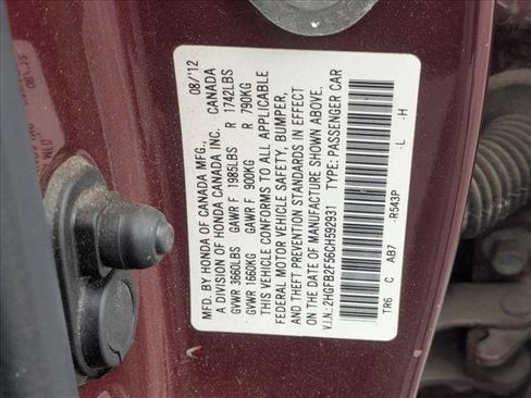 Used 2012 Honda Civic LX image 23