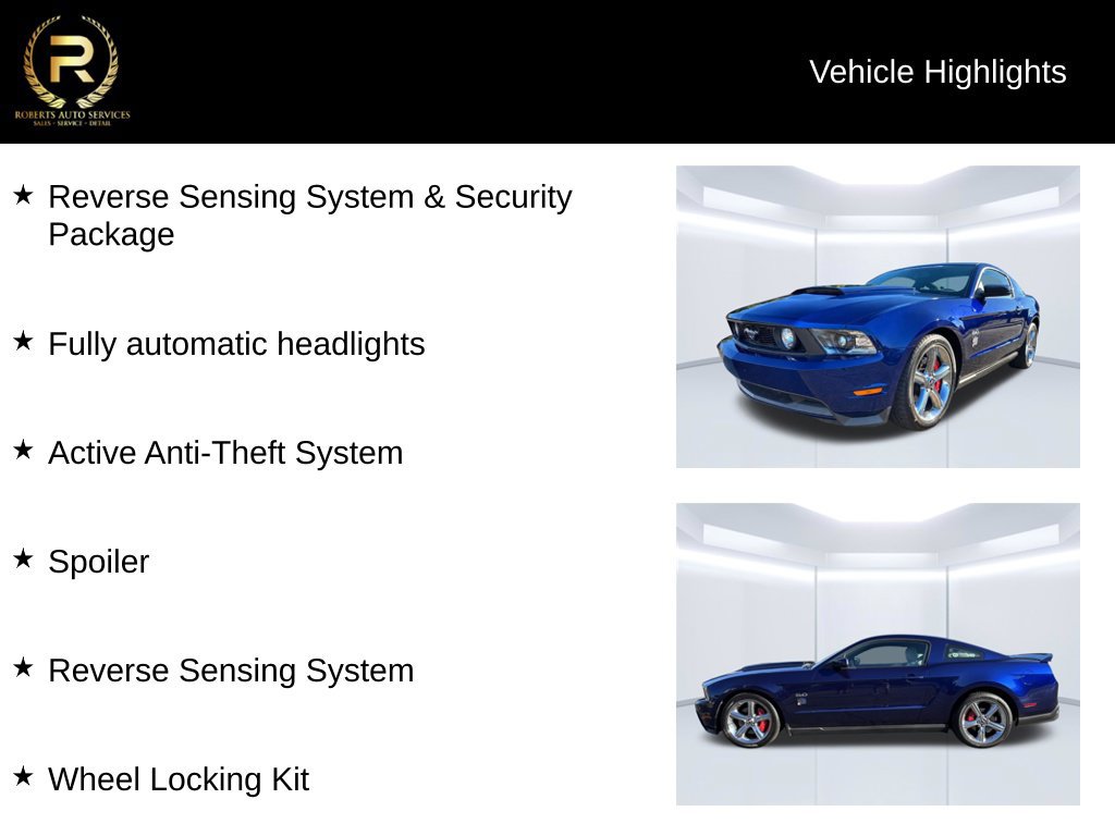 Used 2012 Ford Mustang GT Premium w/ HID Headlamps & Security Pkg RWD image 10