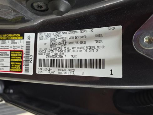 Used 2024 Toyota Tundra 1794 Edition AWD/4WD image 15