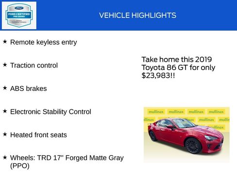 Used 2019 Toyota 86 RWD image 18
