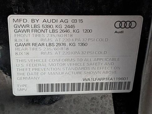 Used 2015 Audi Q5 2.0T Premium Plus w/ Technology Package image 22