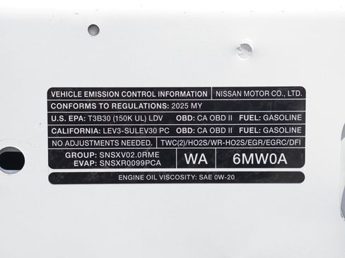 New 2025 Nissan Sentra SV image 26