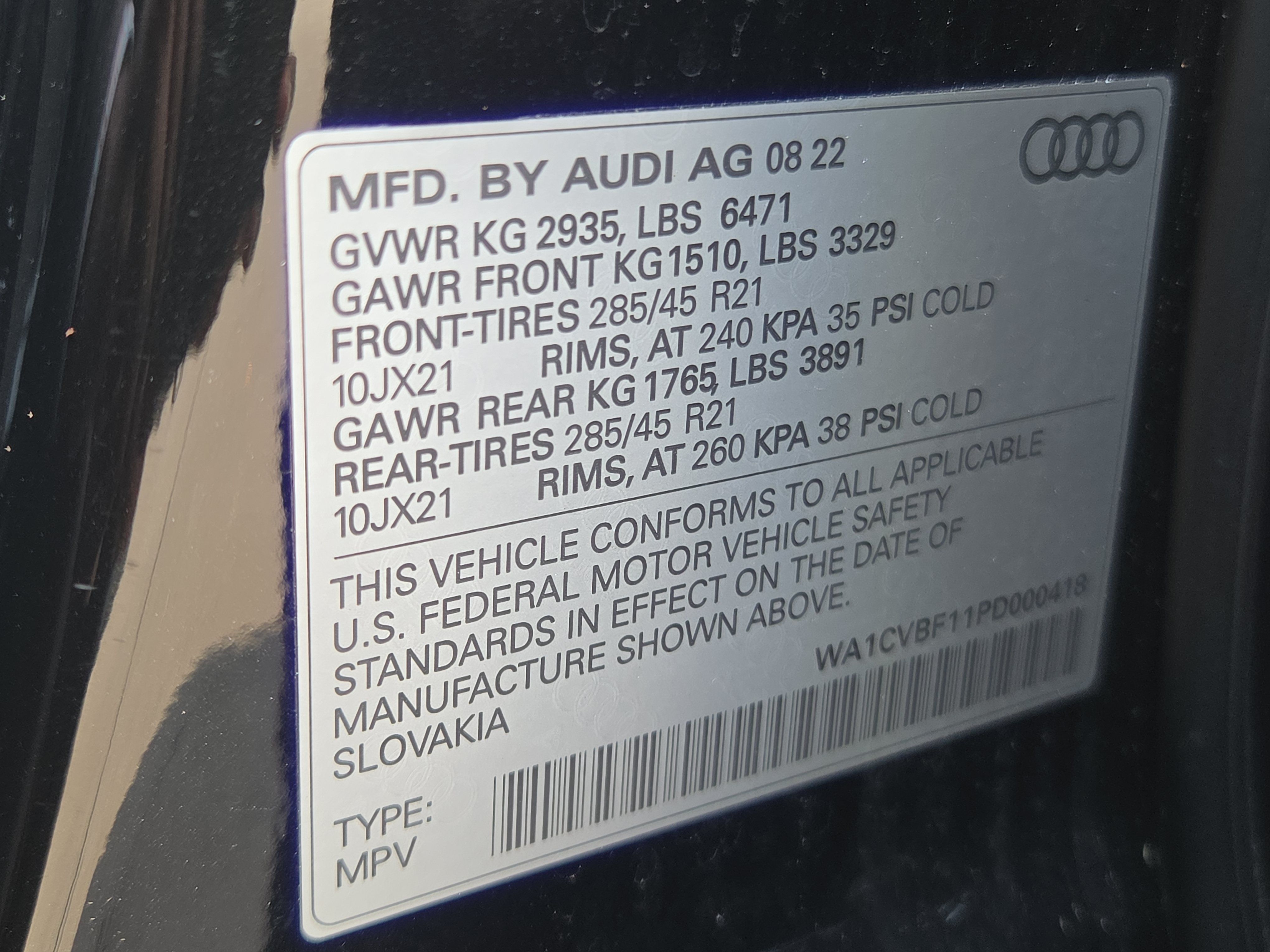 Used 2023 Audi Q8 Prestige AWD/4WD image 31