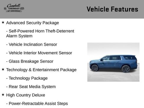 New 2026 Chevrolet Suburban High Country AWD/4WD image 11