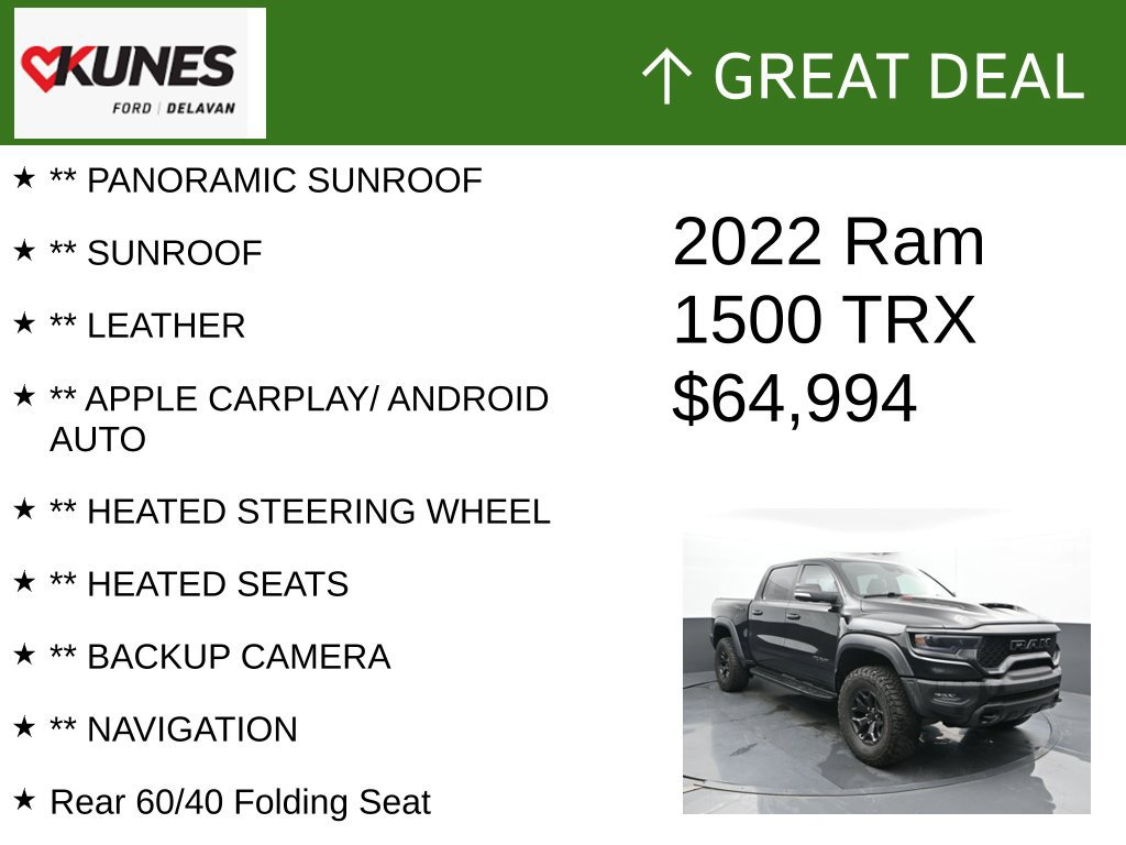 Used 2022 RAM 1500 TRX AWD/4WD image 2