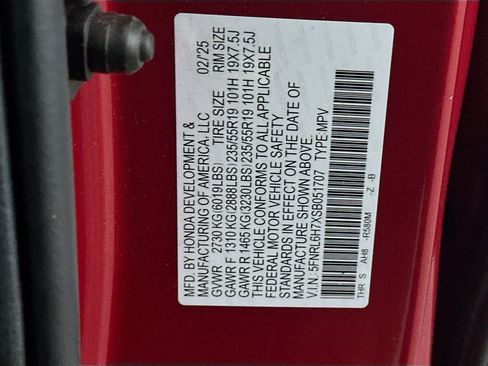 Used 2025 Honda Odyssey Sport-L image 12