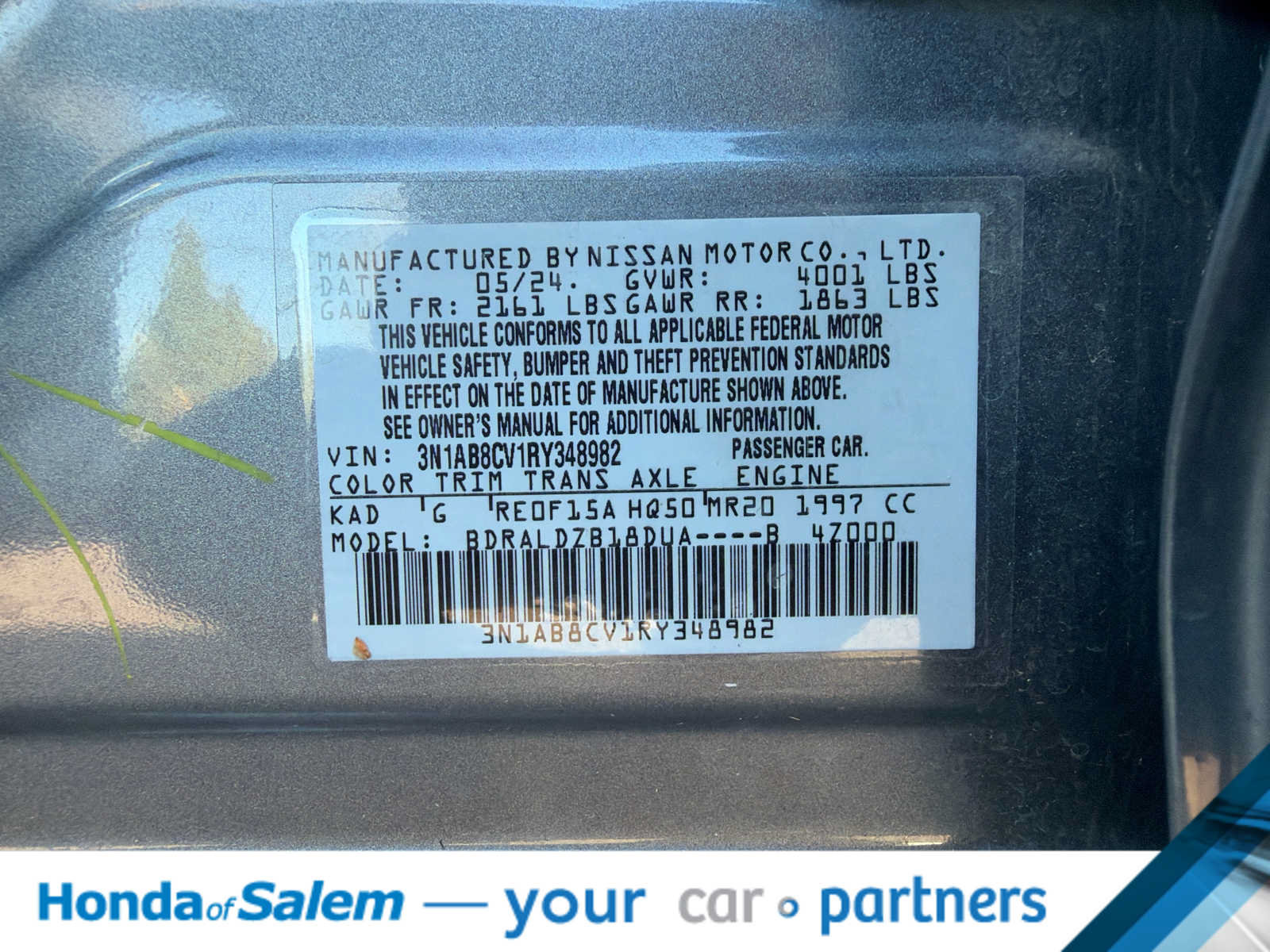 Used 2024 Nissan Sentra SV FWD image 21