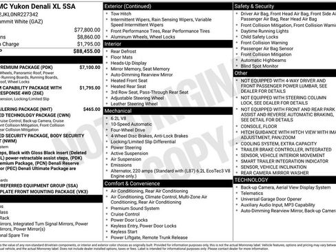 Used 2022 GMC Yukon XL Denali w/ Denali Premium Package image 2