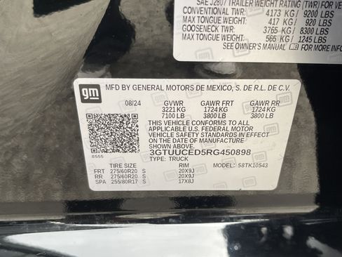 Used 2024 GMC Sierra 1500 Elevation w/ X31 Off-Road Package image 9