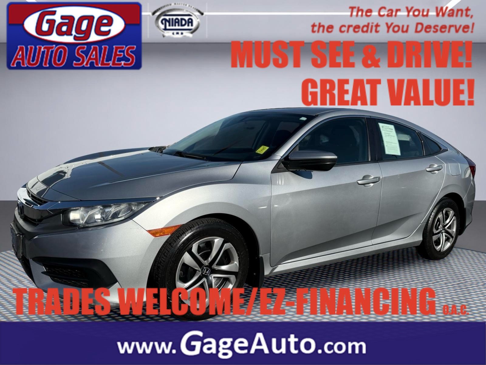 Used 2017 Honda Civic LX image 1
