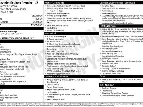 Used 2024 Chevrolet Equinox Premier AWD/4WD image 33