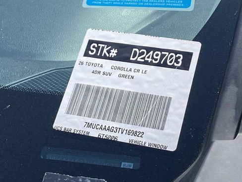 Certified 2026 Toyota Corolla Cross LE FWD image 38