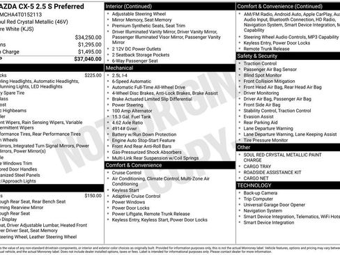 New 2026 MAZDA CX-5 Preferred AWD/4WD image 34