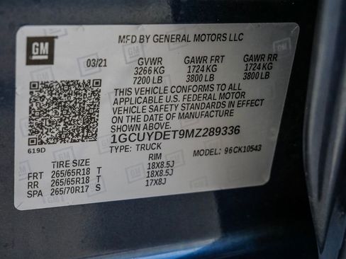 Used 2021 Chevrolet Silverado 1500 LT w/ Z71 Off-Road Package image 33