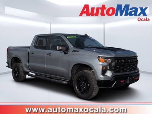 Used 2024 Chevrolet Silverado 1500 Custom Trail Boss w/ LPO, Dark Essentials Package AWD/4WD image 1