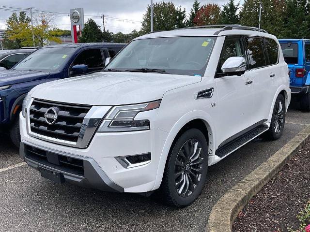 Certified 2022 Nissan Armada Platinum w/ Captain's Chairs Package AWD/4WD image 3