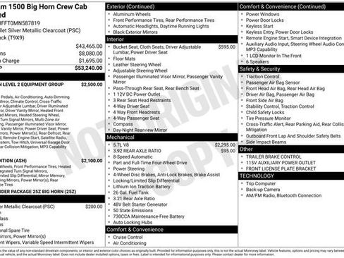 Used 2021 RAM 1500 Big Horn AWD/4WD image 13