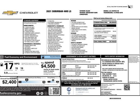 Used 2021 Chevrolet Suburban LS image 3