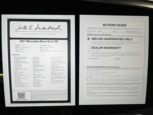 Certified 2021 Mercedes-Benz GLA 250 4MATIC image 45