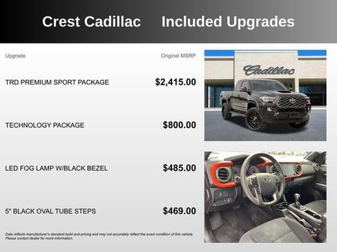 Used 2020 Toyota Tacoma TRD Sport w/ TRD Premium Sport Package image 5