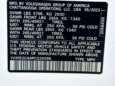 Used 2023 Volkswagen Atlas Cross Sport SEL Premium R-Line AWD/4WD image 36