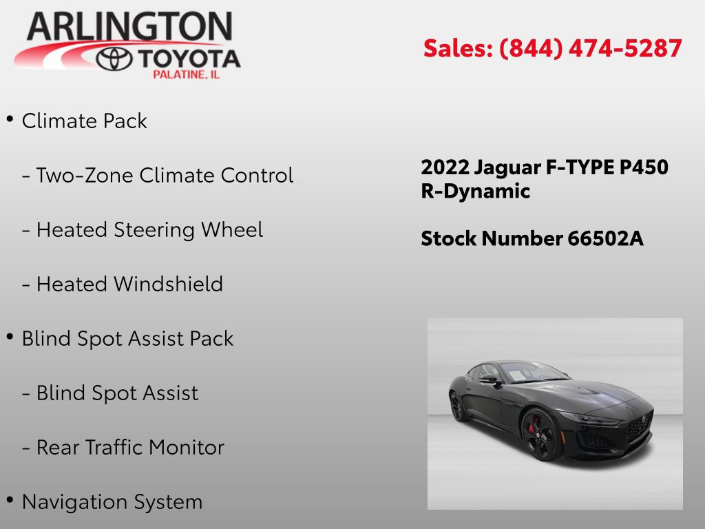 Used 2022 Jaguar F-TYPE R-Dynamic AWD/4WD image 2